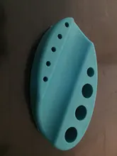 Herramienta ovalada de silicona para tatuaje, soporte para bolígrafo, pigmento Microblading, taza para tinta, máquina, maquillaje permanente, accesorios de tatuaje, nuevo