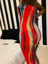Hugcitar-Vestido largo ajustado sin mangas con cuello de barco para mujer, ropa de calle sexi informal, primavera y verano, 2021