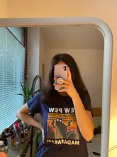 Graphic Tees Funny-Shirts Harajuku-Tops Print Loose Madafakas Crew-Neck Summer for Woman