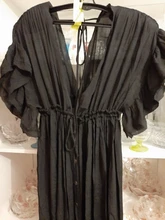 Bikini Cover-Ups Tunic Swim-Suit Beach-Dress Sexy White Elegant Long Plus-Size Summer