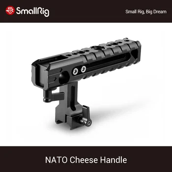 

SmallRig Nato Handle Grip Cheese Handle With 15mm Rod Clamp Built-in Cold Shoe Quick Release Dslr Camera Top Handle- 1688