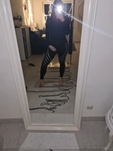 Pantalones de yoga de fitness para mujer, mallas deportivas adelgazantes con estampado láser reflectante