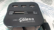 3 port USB 2.0 Hub TF Micro SD Card Reader Slot USB Combo Multi All In One USB Splitter