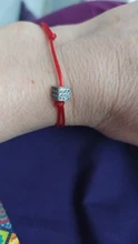 CHSXY-pulsera de cuerda de hilo rojo de la amistad de la suerte, abalorio de bola de circón cúbico de alta calidad, joyería tejida a mano minimalista