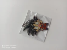 Principales de Anime cadenas hijo de Goku Saiyajin de PVC de 1-7 estrellas llavero Torankusu bañadores espada Soporte para Llavero