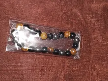 De moda 10mm brazaletes ojo de tigre de los hombres hematita Pulsera Energy Balance obsidiana joyas para cuidado de la salud para el regalo de las mujeres Pulsera Hombre