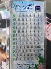 Pestañas Yelix 12 líneas prefabricadas volumen fans 2D/3D/4D/5D/6D ruso extensiones de pestañas con volumen Premium pestañas individuales extensión