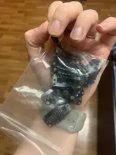 Alileader-Clips de extensión para extensiones de cabello humano, 20 unids/lote, Clip para extensiones, peine de Metal para cierre