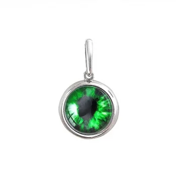 Esthete eye pendant with 1 silver glass
Esthete eye pendant with 1 silver glass