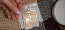 Hisopo de algodón ultrapequeño desechable, microcepillos sin pelusa, bastoncillos de algodón de madera, pegamento para extensión de pestañas, herramientas para quitar pestañas, 100 Uds.