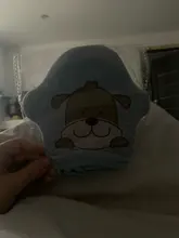 3 colores gato de algodón suave cepillo para ducha de baño Animal lindo de polvo de esponja de frotando toalla bola para los niños del bebé