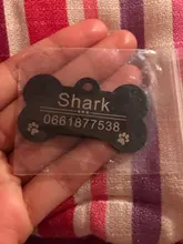 Etiqueta de identificación de mascotas de acero inoxidable, etiquetas de nombres de perro y gato, accesorios de Collar personalizados, oro, plata, rosa, oro, negro, grabado gratis