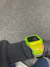 + Correa de reloj Apple apple Watch banda 44mm 40mm 42mm 38mm accesorios correa de silicona blanda transparente Apple watch Serie 6 iPhone 5 4 3