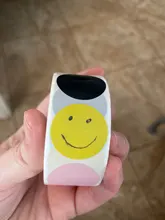 500 uds/rollo de croma etiquetas adhesivas de código de Color Dot etiquetas adhesivas 1 pulgada ronda rojo amarillo azul Rosa negro papelería pegatinas