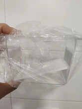 Caja de aislamiento de cría de pecera de acrílico transparente, soporte para incubadora de acuario