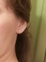 Genuino Real puro sólido 925 pendientes tipo botón de plata fina joyería negro púrpura transparente de circón cúbico mujer pendientes Bijoux regalo