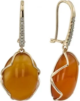 Aloris earrings with carnelian and cubic zirconia in red gold
Aloris earrings with carnelian and cubic zirconia in red gold