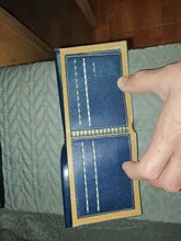 Cartera Vintage de cuero para hombre, monedero corto y delgado, tarjeteros, T002