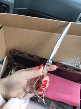 Fenice 7,0 /7,5/8,0 curva tijeras para perros profesional perro de pelo de gato cizalla de cortar a curva tijeras