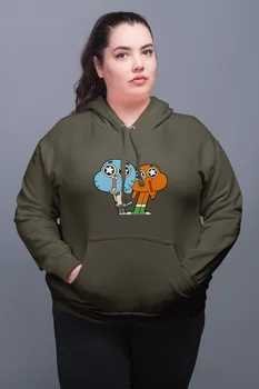 Angemiel Wear Fan Up To Darwin And Gumball Green Women 'S Hooded Sweatshirt
Angemiel Wear Fan Up To Darwin And Gumball Green Women 'S Hooded Sweatshirt