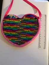 Monedero de lentejuelas para chico y niña, Cartera de corazón de amor, bolso de mano, 2019