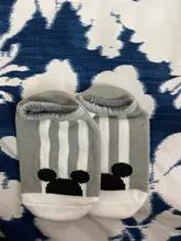 Calcetines antideslizantes de silicona para bebés y niños, calcetines para niños y niñas, calcetines del ratón de dibujos animados con bonito bigote, Unisex