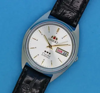 Men's automatic watch Orient 3 Star FAB0000JW9 dial silver strap leather automatic men's watch leather band silver dial
Men's automatic watch Orient 3 Star FAB0000JW9 dial silver strap leather automatic men's watch leather band silver dial