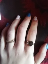 Anillo de estado de ánimo para mujer, cambio de Color, tamaño ajustable, regalos de Navidad y cumpleaños para niña #272058