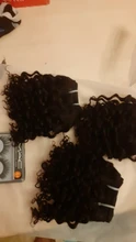 Hair-Bundles Human-Hair-Extensions Calla Kinky Curly Dark-Brown Double-Draw Natural Weft
