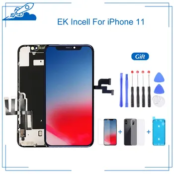 Best Quality EK Incell For iPhone 11 LCD Display 3D Touch Screen Digitizer Replacement Assembly Parts With Gift
Best Quality EK Incell For iPhone 11 LCD Display 3D Touch Screen Digitizer Replacement Assembly Parts With Gift