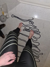 Pantalones de yoga de fitness para mujer, mallas deportivas adelgazantes con estampado láser reflectante