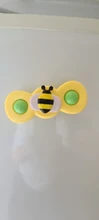 Juguetes Divertidos clásicos para niños, juguetes de dibujos animados para niños, con ventosa, Spinner, sonajero para bebé, juguetes de baño giratorios para niños