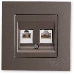 PnpnElectrıc Gns Eqona Metallic Mocha Data + Numerical Socket (RJ45 Cat6 + Cat3) Data + Telephone Socket
PnpnElectrıc Gns Eqona Metallic Mocha Data + Numerical Socket (RJ45 Cat6 + Cat3) Data + Telephone Socket