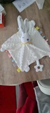 Toalla de apaciguamiento para bebé, Adorable manta de seguridad cuadrada suave, toallas de peluche de felpa, edredón, cojín para dormir, juguete para regalo