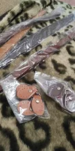 Recambio de hebilla de cuero hecho a mano para bolso de hombro, accesorios de bloqueo para mochila, KZ0034, 4 Uds.