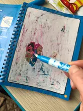 Original Frozen Water painting Drawing toys Graffiti anime action figure Watercolour