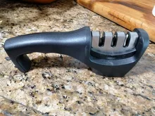 Afilador de cuchillos profesional, herramienta para afilar cuchillos de 3 etapas, tungsteno, diamante y cerámica