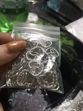 50 Uds 16,5mm estrella de oro anillas, conectores de anillos partidos adornos de artesanía de bricolaje espaciador perlas para joyería encontrar hacer