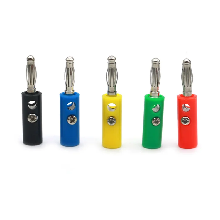 10pcs 4mm Plugs Musical Speaker Cable Wire Pin Banana Connectors Socket DIY Model Parts Terminal Plug Socket
10pcs 4mm Plugs Musical Speaker Cable Wire Pin Banana Connectors Socket DIY Model Parts Terminal Plug Socket