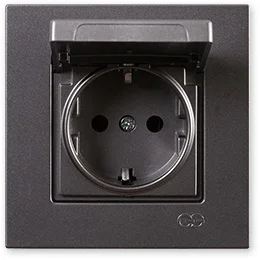 PnpnElectrıc Gns Eqona Metallic Smoked Gray Grounded Socket With Cover 16A 220V AC Socket with Side Earth with Cover
PnpnElectrıc Gns Eqona Metallic Smoked Gray Grounded Socket With Cover 16A 220V AC Socket with Side Earth with Cover