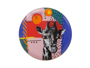 Porland Wild Life Giraffe Flat Plate 28cm 
Porland Wild Life Giraffe Flat Plate 28cm