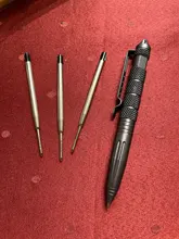 ZK20-pluma táctica de defensa antideslizante de aluminio, Kit de supervivencia con interruptor de vidrio de acero, portátil, de alta calidad