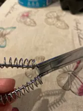 Batidor de mano mágico de acero inoxidable, minimezclador de huevos de cocina, salsas, 1 unidad, 20cm