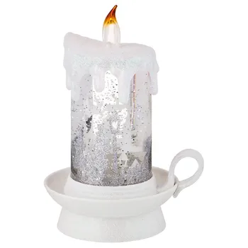 Candle holder with candle with illumination color: antique white work 
Candle holder with candle with illumination color: antique white work