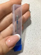 ASWEINA-brocas de diamante para uñas, 1 Uds., estilo cónico, 3,5mm de diámetro, máquina de manicura eléctrica, accesorios para uñas