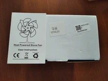 Chimenea negra de cinco aspas para el hogar, estufa de calor con ventilador, quemador de madera, silencioso, respetuoso con el medio ambiente, eficiente