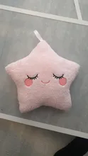 Almohada con forma de gota de agua con forma de luna y Estrella, almohada decorativa suave de peluche, sofá, silla, cama, regalo para niños