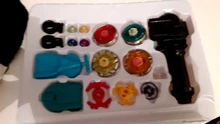 Beyblades-Juguetes de fusión de metales, Juego de piezas giratorias con lanzadores duales