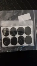 40 Uds almohadillas para la boquilla de saxofón, 0,8mm Tenor/Alto clarinete y almohadillas para parches de boquilla de saxofón