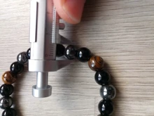 De moda 10mm brazaletes ojo de tigre de los hombres hematita Pulsera Energy Balance obsidiana joyas para cuidado de la salud para el regalo de las mujeres Pulsera Hombre